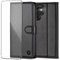 Handyhülle für Samsung Galaxy S22 Ultra Hülle mit Schutzfolie Premium Leder S22 Ultra Klapphülle Brieftasche Kartenfach Ständer Magnet Handytasche Case Schutzhülle für Samsung S22 Ultra 5G - Schwarz