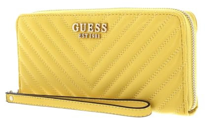 GUESS Keillah SLG Zip Around Wallet L Yellow