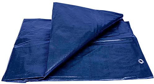 ACAN Tradineur - Toldo de Polietileno -.Ideal para Exteriores - Fabricación en España - Tamaño 10 x 12 Metros e Impermeable - Color Azul