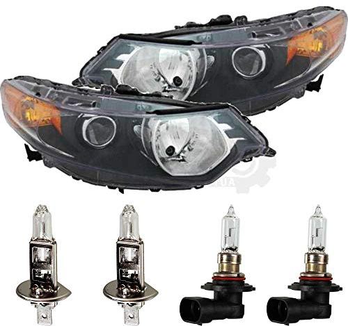 EISENFELS Bundle Set 106522425 erstellt mit Scheinwerfer rechts & links + PHILIPS Leuchtmittel H1 + HB3 kompatibel mit Accord VIII CU