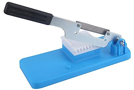 HUHJYUGE Meat Cutter Machine Multifunctional, Meat Slicer Manual with Handle Adjustable Thickness, Deli Food Slicer with Suction Cup Foot Pads, for Home Use, Cheese Vegetable Bread (B)