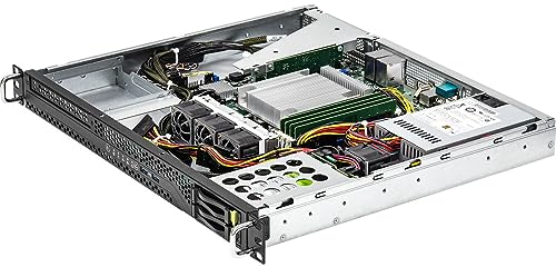 AsRock Rack 1U2E-C252 Server Barebone Intel Xeon E-2300 und Intel Pentium (LGA1200) C252 1U 2 Hot-Swap 2,5 Zoll SATA/NVMe