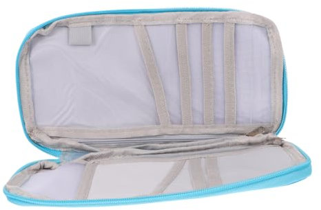 Holibanna 3 STK Brieftasche mit Reißverschluss Tickettasche Reisepass Zip-ID-Halter Fall Geldbörsen Passinhaber Dokumentenhalter Mehrzweck ID-Ordner Ausweis Reißverschlusstasche Reisen Klipp