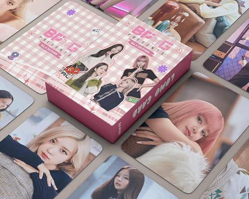 55 Stück Blackpink Lomo Photocards 2023 Blackpink Foto BP BPTG New Album Karten BP 2023 Mini Postkarten BP Photocard Set Geschenk für Fans Mädchen (BPTG)