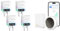 Meross Matter Smart Steckdose mit Stromverbrauch & WLAN Hygrometer Thermometer Innen, Smart Temperatur- und Luftfeuchtigkeitsmesser