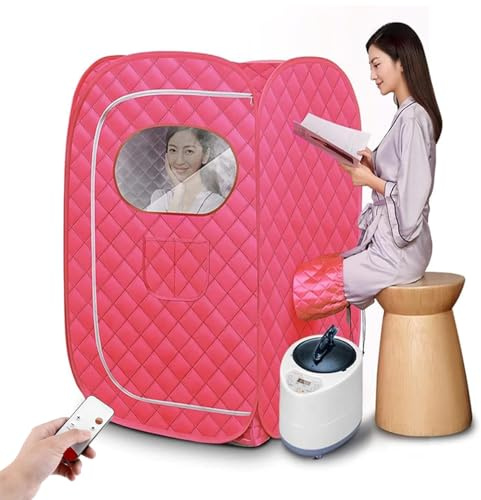 Spa Sauna Tent Steam Sauna Room with Steamer Pot, Pop Up Sauna Room with Remote Control, 2 Person Portable Steam Sauna for Home Full Body Relaxation