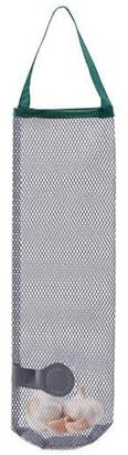 Fnaekier Reusable Produce Bags, Hanging Mesh Storage Bags, Breathable Hanging Mesh Bag Sturdy Vegetable Storage Bags Net Tote Bags for Kitchen Storage Fruits, Onion, Garlic & Vegetables