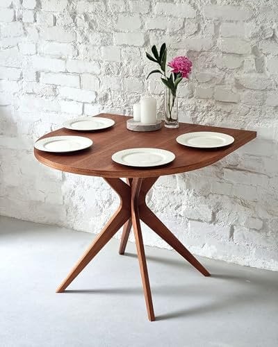 RAGABA JUBI Halb Ovaler Esstisch 90x90 cm Eiche