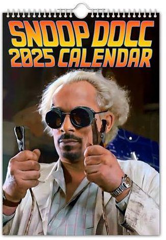 The Calendar King // Snoop Docc – Wandkalender 2025 (vollfarbig, A4-Größe)