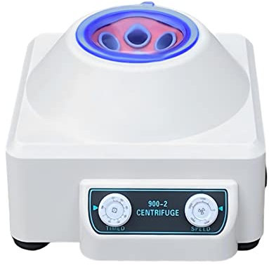 Centrifugeuse de table 220 V contrôle du temps, centrifugeuse de laboratoire portable, pour médecine, hôpitaux 23 x 25,8 x 17 cm