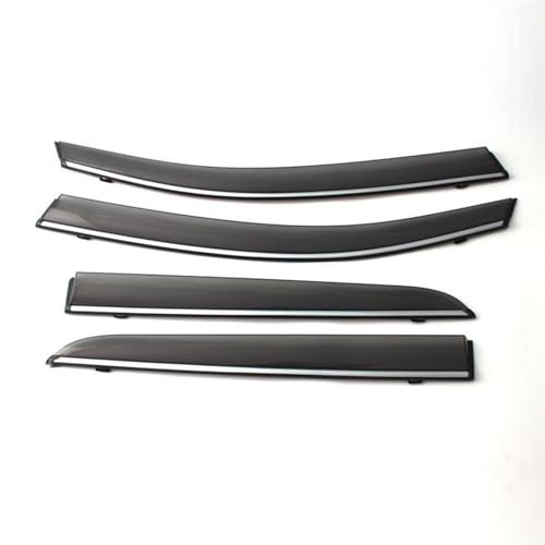 Auto Scheinwerfer Augenbraue Seitenfenster-Windabweiser, Fensterblenden, Sonnenschutz, Regenschutzband für Hyundai I30 2010–2018