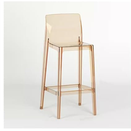 Hhmmei2024-23 Küchenhocker Barstuhl Bar Stuhl Transparent Acryl Kreative Kaffee Shop Milch Tee Shop Bar Bank Licht Luxus Haushalt Einfache Hohe Füße Stuhl Barhocker