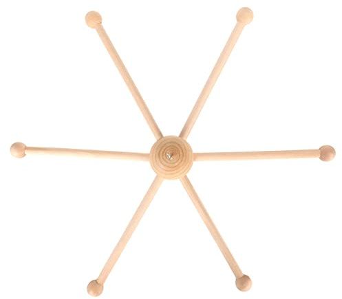 Soporte de para móvil de bebé, colgador con marco y seis patas esféricas, kit decorativo para cuna infantil, compatible with juguetes colgantes, diseño para habitación del niño.