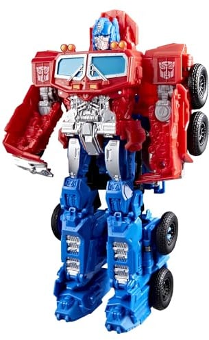 Transformers Smash Changers Optimus Prime Action Figure, Changes from Robot Toy to Truck Toy, Ages 6+