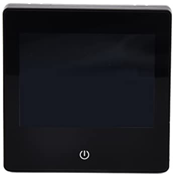 ME102H WiFi Thermostat Color Touch Screen Smart Thermostat Remote Control Digital Temperature Controller AC230V (Black)