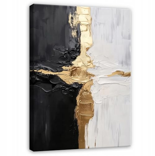 WallArena Leinwand Bilder 80x120 cm | Abstrakt, Leinwandbilder, Bild auf leinwand, Format: 80x120 cm (BxH) - einteilig auf Canvas Leinwand. Das Leinwand