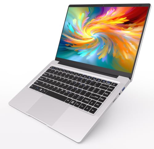PINSTONE Computer Portatile Celeron N4000 da 14 Pollici, PC Portatili 6 GB di RAM 128 GB SSD, Computer Portatili Supportano 2,4 G/5 G WiFi, Bluetooth 5.0, Laptop a Lunga Durata Della Batteria.