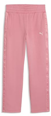 PUMA Mädchen Essentials Tape High-Waist Relaxed Jogginghose 140, Wild Pink