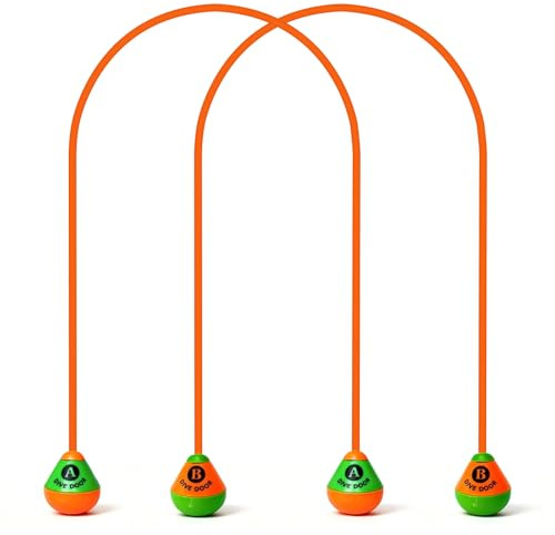 LXUBDXY 2Pcs Juguetes Buceo, 2.5M Anillos de Buceo, Juegos Piscina Niños, Juegos de Agua al Aire Libre, para Entrenamiento de Natación y Fiestas en la Piscina