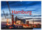 Hamburg City Vibes (Wandkalender 2025 DIN A2 quer), CALVENDO Monatskalender