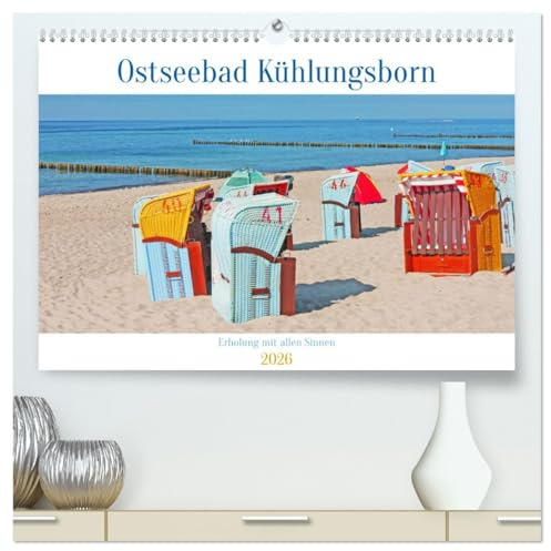 Ostseebad Kühlungsborn. Erholung mit allen Sinnen (hochwertiger Premium Wandkalender 2026 DIN A2 quer), Kunstdruck in Hochglanz: Kühlungsborn in 12 lichten, freundlichen Bildern (CALVENDO Orte)