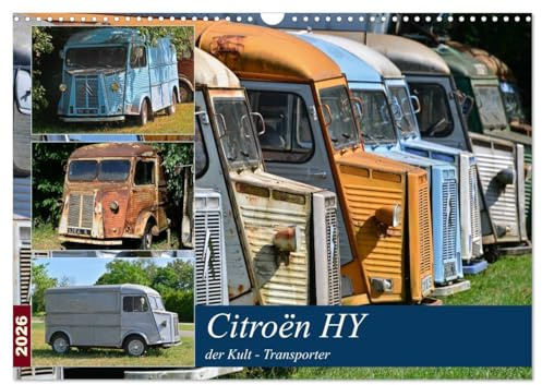 Citroën HY der Kult -Transporter (Wandkalender 2026 DIN A3 quer), CALVENDO Monatskalender: Ein Oldie zum knuddeln (CALVENDO Mobilitaet)