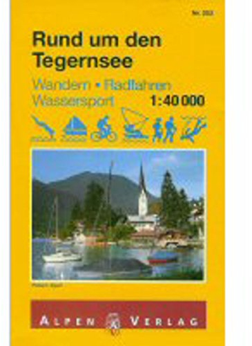 Rund um den Tegernsee 1 : 40 000: Wandern, Radfahren, Wassersport. Nr. 253