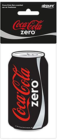 COCA-COLA ZERO CAN Car Freshener by Airpure, Freshens Vehicle Interior Air, Fresheners For Men and Women, Fresh Scent