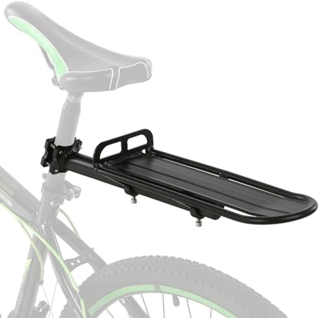 Lixada Vélo Porte Bagage Rétractable en Alliage D'aluminium Support De Vélo Vélo Arrière Post Post Rack Vélo Sacoche Bagages Cargo Carrier Rack