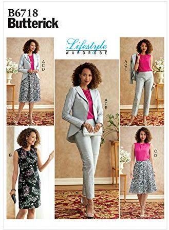 Butterick Paper Pattern-B6718A5-MISSES-SPORTSWEAR