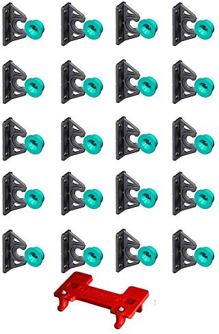 Button Fix Support de type 2 avec bouton amélioré x20 + 1 outil de marquage