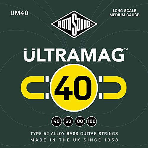 Rotosound UM40 Ultramag Corde per Basso | 40-130