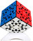 OJIN YUMO Zahnradwürfel 3x3 Kungfu Puzzle - 3D 3x3x3 Glatter Twist Würfel Mit Stativ (Stickerless)