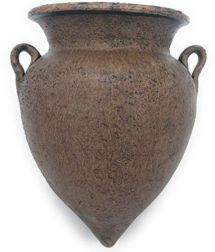 Maceta 2 ASAS PARED M de colgar barro rustica exterior e interior 25cm x 17cm