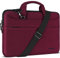 DOMISO 17.3 Pollici Borsa a Tracolla per Laptop Impermeabile Cartella Borsa Porta PC con Manico per 17.3Lenovo IdeaPad 300 320/HP ENVY 17 Pavilion 17 ProBook 470 /Dell Inspiron 17 Precision 17,Fucsia