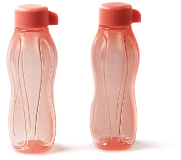 Tupperware to Go Eco 310ml (2) pastellorange Trinkflasche Flasche EcoEasy Ökoflasche 37749