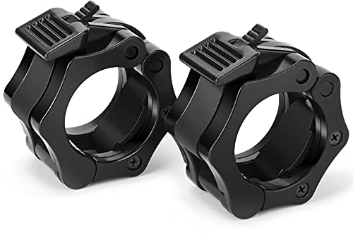 Verschluss, Hantelverschluss, 1 Paar Hantelverschluss, Verschluss Klemmen in Schwarz für Hantelstange Langhantel