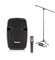 Komplettes Vocal PA System Bundle mit Mikrofonständer und Kabel