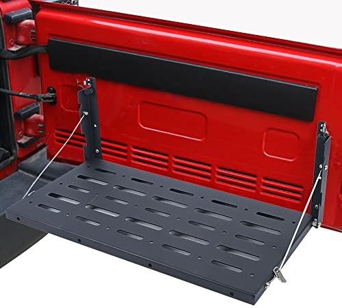 Table pliante pour hayon de hayon - Pour Jeep Wrangler JK - En métal