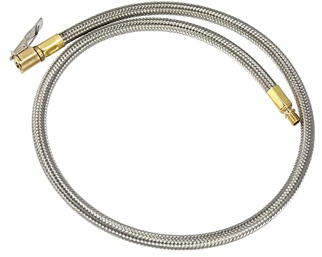 X AUTOHAUX 80 cm 78,7 cm Auto Reifen Luftpumpe Schlauch Adapter Verlängerung Quick Connect