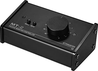Lechnical Passive Monitor Controller with XLR 3.5mm Inputs Outputs Supports Attenuation Control Mute Function