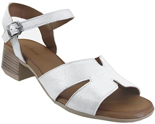 K. Mary, Jade, Femme Nu-Pied Argent métallisé - 36 EU