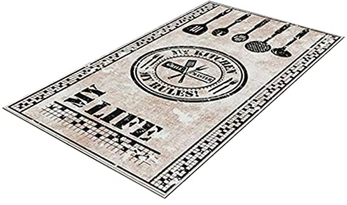 MyRules mehrfarbig bedruckter Polyesterteppich 80 x 150cm Modell MyRules mehrfarbig