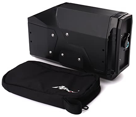 AFNCX R1250GS Caja de Herramienta Alforjas Moto Impermeables 4.2L Apto para R1250GS R1200 GS LC/ADV F850GS F750GS(Acero Inoxidable)