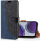 Mulbess für OnePlus 8T 5G Hülle, Handyülle Leder mit Kartenfach, Klapphülle mit Magnetverschluss, Flip Case Etui Handytasche Schutzhülle, Stilvoll Schwarz