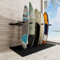 Neorexon Surfboard Rack Vertikal 6 Arme Surfboard Rack für Wand mit Gummimatte Vertikale Paddle Board Aufbewahrung Hält 6 Boards Storage Mount System zu Hause und Garage