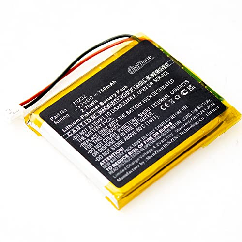 cellePhone mobile generation Akku Li-Polymer kompatibel mit Babyphone Orretti V8 - Boifun - GHB VB603-2 Pin Stecker