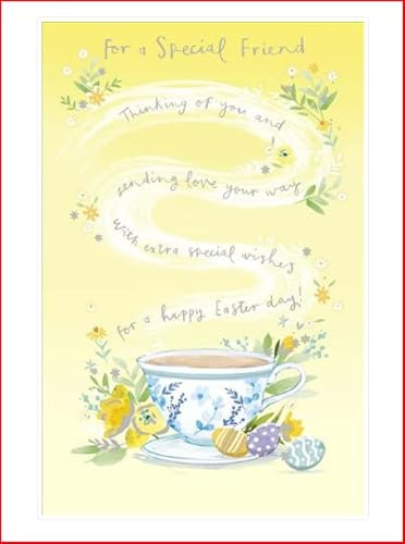 UK Greetings Gibson Special Friend Easter Card - for a Special Friend Thinking of You and Sending Love...