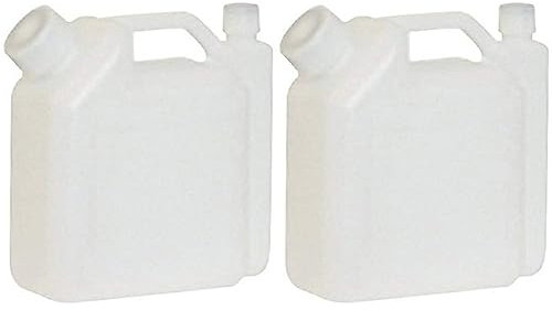 Silverline 2-Stroke Fuel Mixing Bottle 1Ltr (633920),white (Pack of 2)