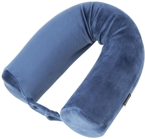 Brookstone Free Form Travel Pillow Lightweight Flexible Memory Foam Pillow